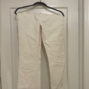 Lucky Brand Women's Wide Leg Cream Jeans